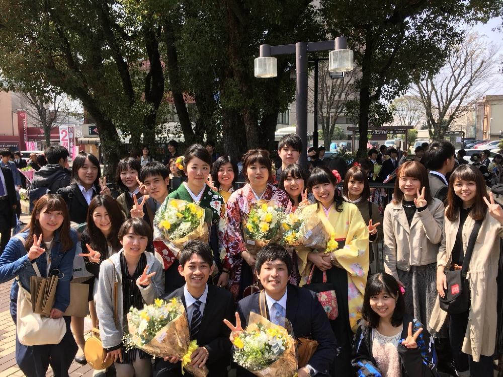 17卒業式 熊本大学 書道部